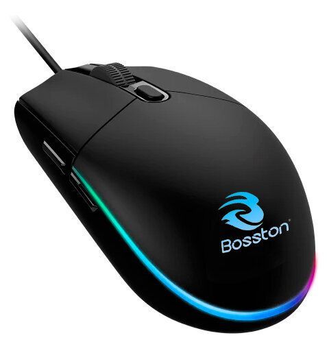 Мышь проводная игровая Bosston G102 черный
