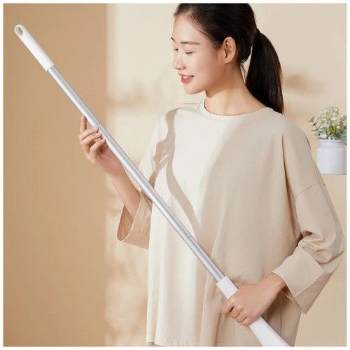 Швабра с автоотжимом Xiaomi Blue Fish Squeezing Water Sponge Mop PU03A (белая)