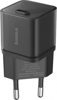 Зарядное устройство Baseus GaN5S Fast Charger 1C 20W P10162503113-00 (черный)
