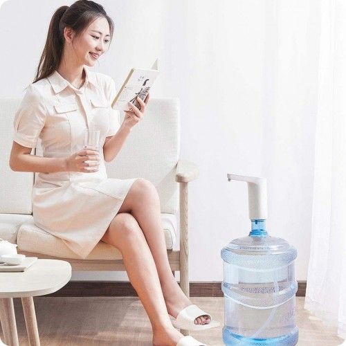Помпа автоматическая для бутилированной воды Xiaoda TDS Automatic Water Feeder (HD-ZDCSJ02) белый
