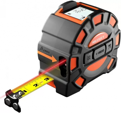 Лазерная рулетка Mileseey DT11 Laser Tape Measurer 2 in 1 Global