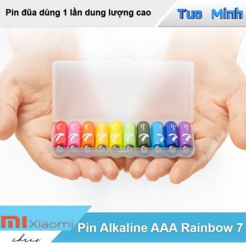 Батарейки Xiaomi ZMI Rainbow ZI7 тип AAA 10 шт. (цветные)