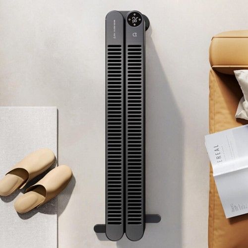 Умный электрический обогреватель Xiaomi Mijia Baseboard Electric Heater Graphene Heating 2 Foldable Version 2200W Black TJXDNQ09ZM