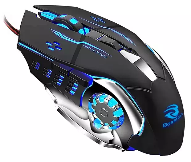 Мышь проводная игровая Bosston BS-12 черный