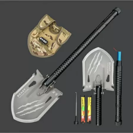 Лопата многофункциональная Xiaomi HX OUTDOORS Fishing Multifunctional Engineer Shovel (черная)