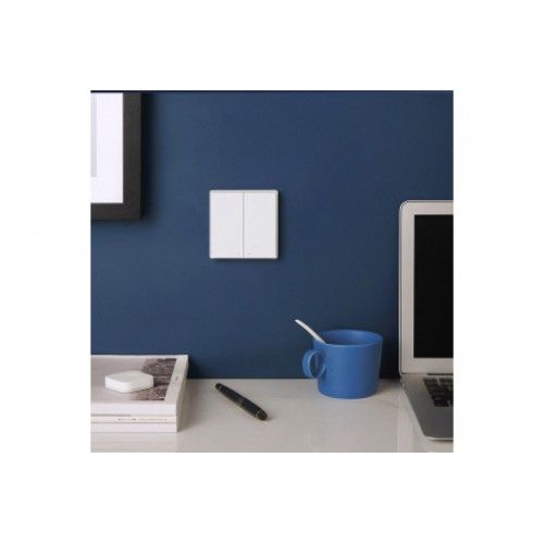 Выключатель с электронной коммутацией Aqara Smart Wall Switch D1 двойной без Zero line (WXKG07LM) белый
