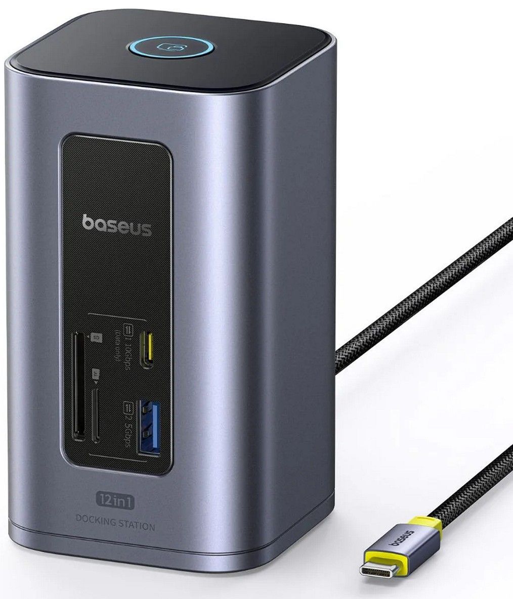 Док-станция Baseus NU1 Air Spacemate 12-in-1 серый B00568103813-00