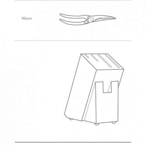 Набор ножей Xiaomi HuoHou Nano Knife HU0014 (серебро)