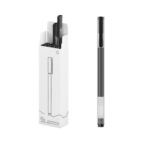 Набор гелевых ручек Xiaomi Mi Jumbo Gel Ink Pen 10 шт. MJZXB02WC (черные)