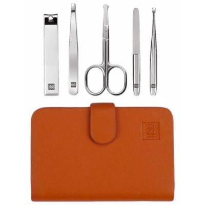 Маникюрный набор Xiaomi HuoHou Stainless Steel Nail Clippers Set HU0061 (коричневый)
