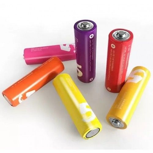 Батарейки алкалиновые Xiaomi ZMI Rainbow ZI5 тип AA (AALR6) 10 шт. (цветные)