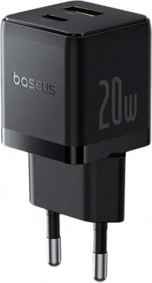 Зарядное устройство Baseus Palm Fast Charger C+U 20W черный P10111608113-00