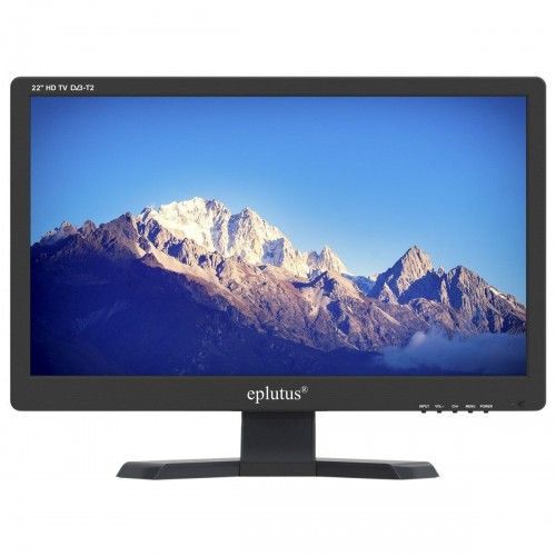 Телевизор с цифровым тюнером DVB-T2 22" Eplutus EP-221Т черный