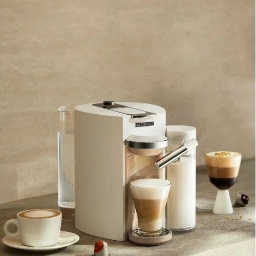 Кофемашина Капсульная Xiaomi Scishare Capsule Coffee Machine 1.7L S1205 CN (дисплей на английском)(термопот+кофемашина+капучинатор 3-В-1) белый
