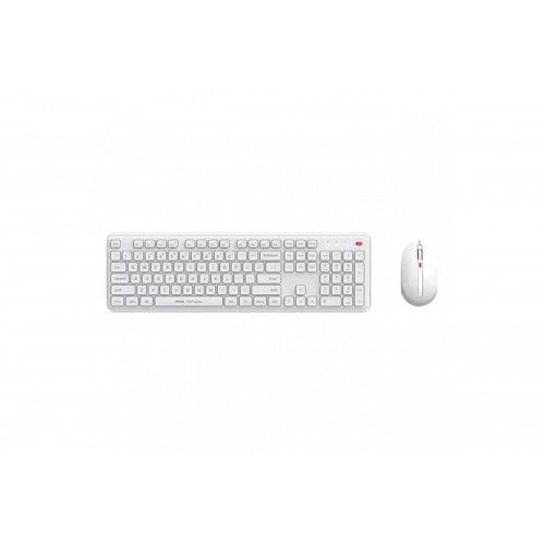 Клавиатура и мышка беспроводная MIIIW Wireless Quiet Keyboard and Mouse Combo Gen 3 MW24PB03 (Русские буквы) (белый)