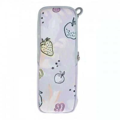 Пенал школьный Xiaomi 90 Points NINETYGO Smart School Pencil Case на молнии (розовые фрукты)