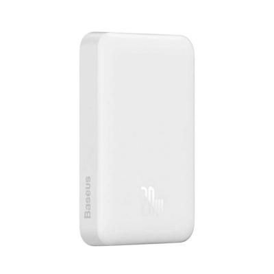 Внешний аккумулятор Baseus Magnetic Mini Wireless Power Bank 10000mAh 20W (P10022100212-00) белый