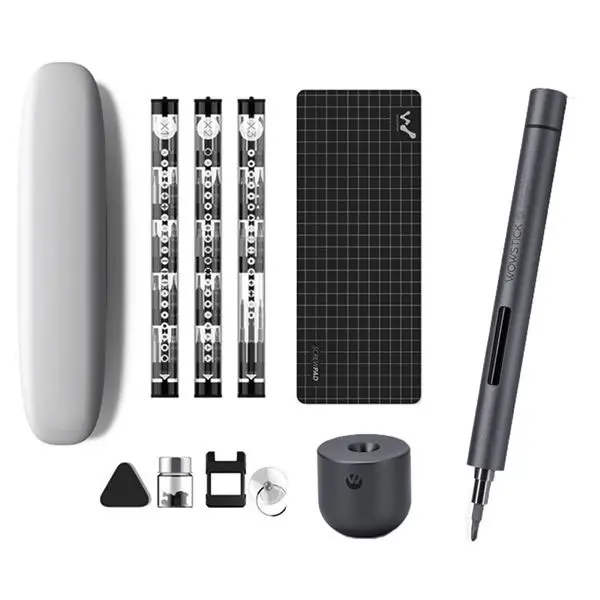Отвертка электрическая Xiaomi Wowstick Screwdriver 1F+ 69 in 1 Kit (черный)