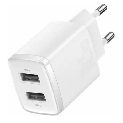 Зарядное устройство Baseus Compact Charger 10.5W (CCXJ010202) белый