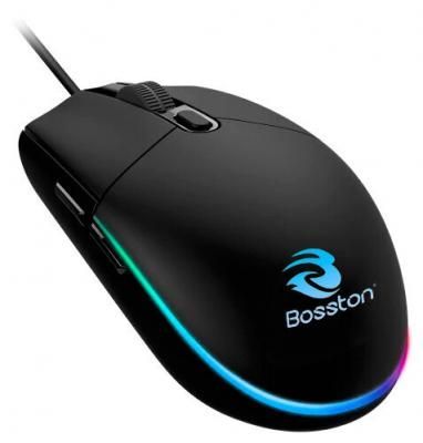 Мышь проводная игровая Bosston G102 черный