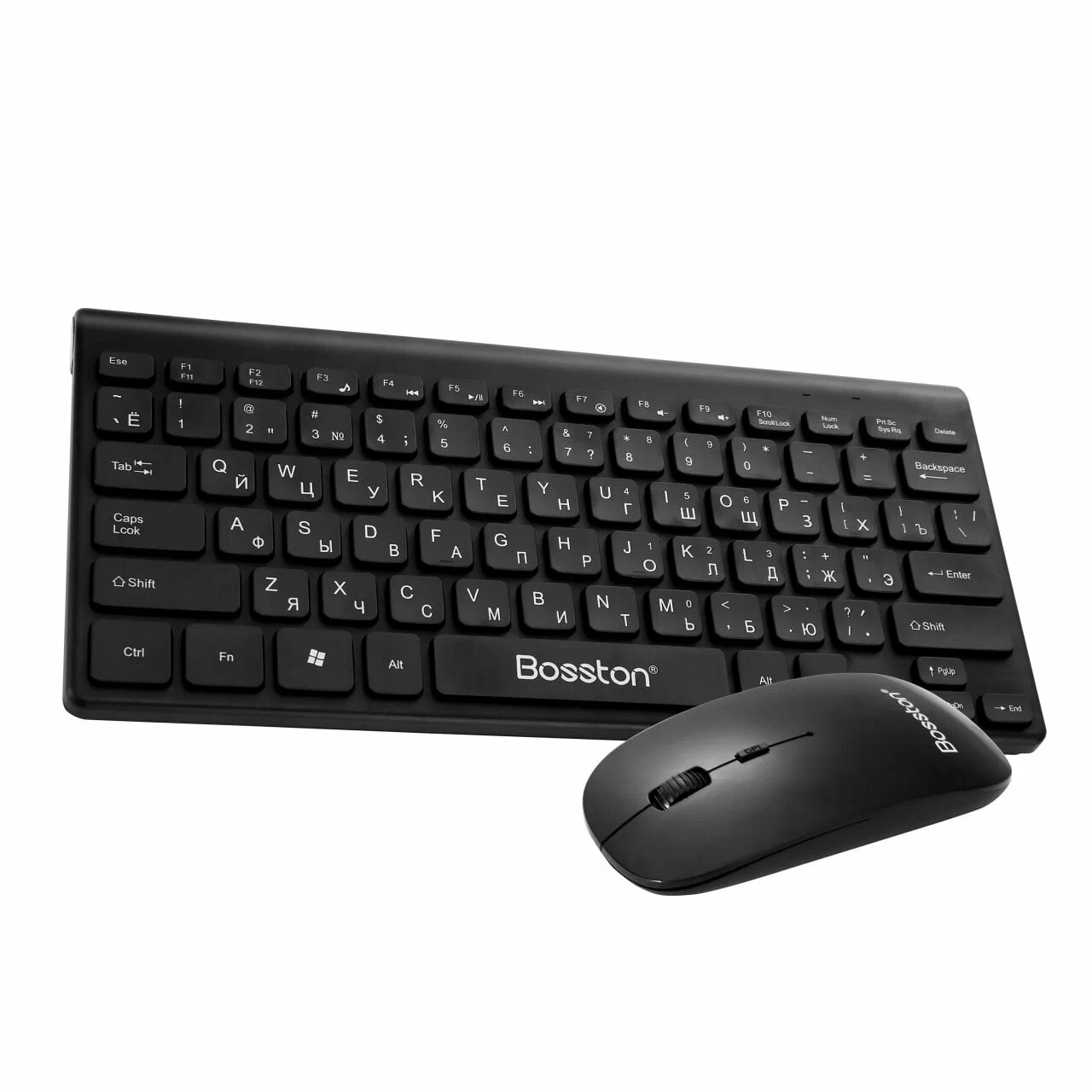Клавиатура и мышка беспроводная игровая Bosston WS550 (черный)
