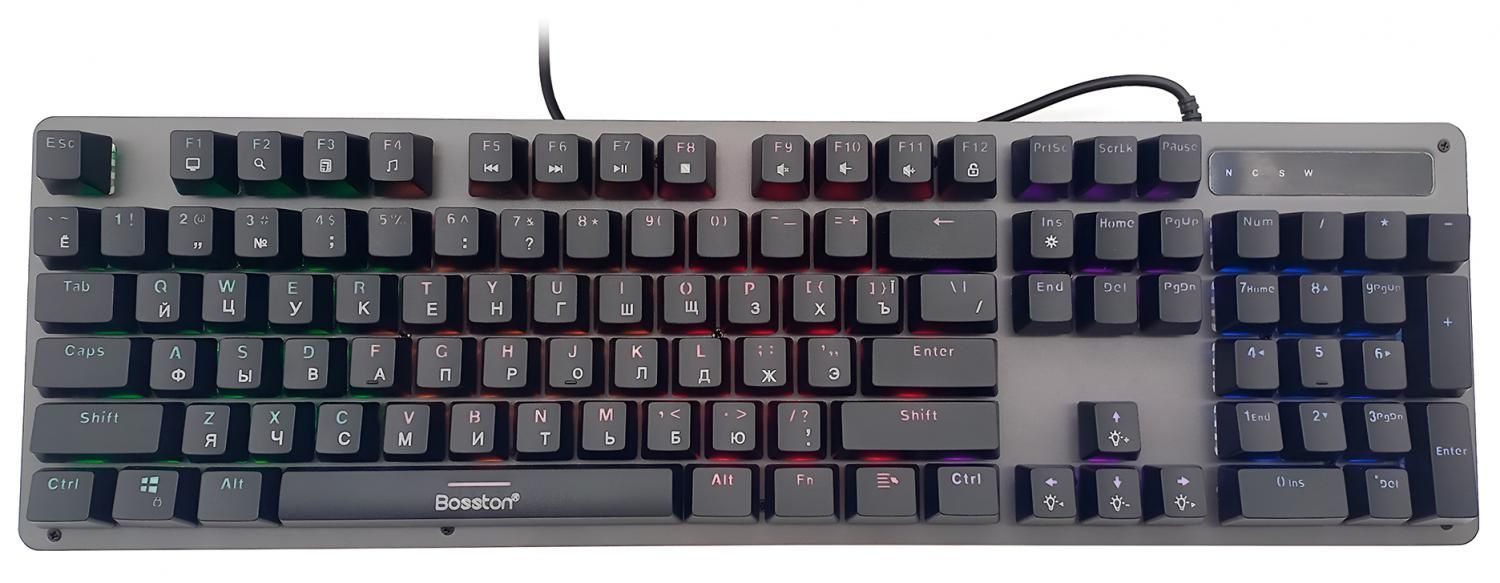 Клавиатура проводная игровая Bosston MK935 (Русские буквы) (Black)