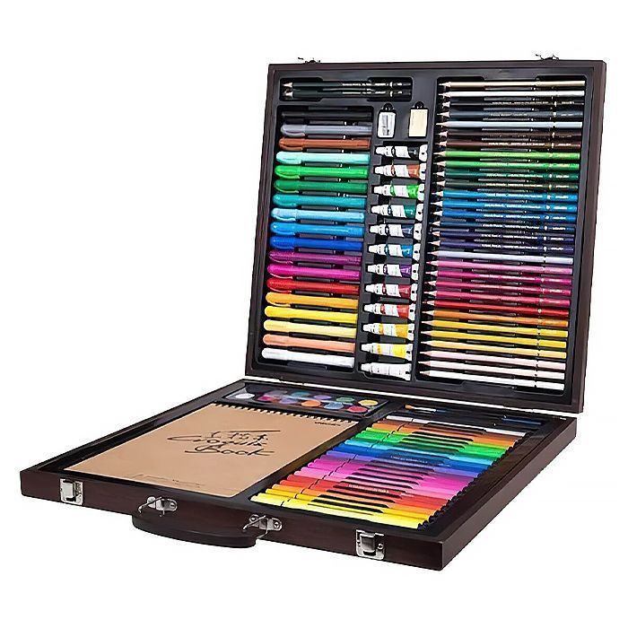 Набор для рисования Xiaomi DELI Painting Set Wooden Box (1 set / box)
