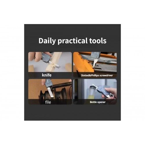Мультитул Xiaomi NexTool Light Duty Wrench W1 NE20238 (черный)