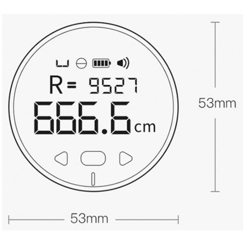 Электронная рулетка Duka Small Q Ruler (черный)
