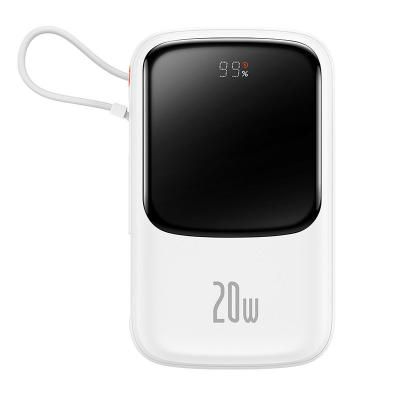 Внешний аккумулятор Baseus Qpow Pro 10000mAh 20W (PPQD020002) белый
