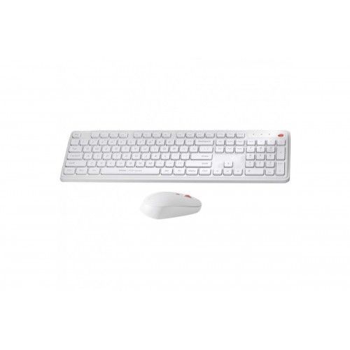Клавиатура и мышка беспроводная MIIIW Wireless Quiet Keyboard and Mouse Combo Gen 3 MW24PB03 (Русские буквы) (белый)