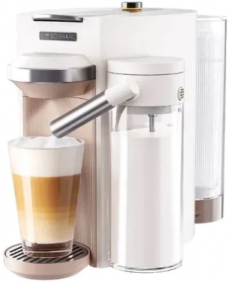 Кофемашина Капсульная Xiaomi Scishare Capsule Coffee Machine 1.7L(S1205) (дисплей на английском)(термопот+кофемашина+капучинатор 3-В-1) (White EU)