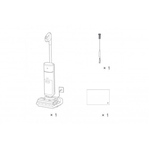 Моющий пылесос Xiaomi Mijia Wireless Floor Scrubber 3 Pro (D302CN) (темно-серый, черный)