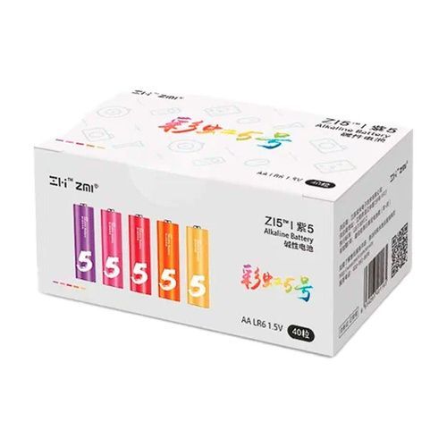 Батарейки Xiaomi ZMI Rainbow ZI7 тип AAA 40 шт. AA740 (цветные)