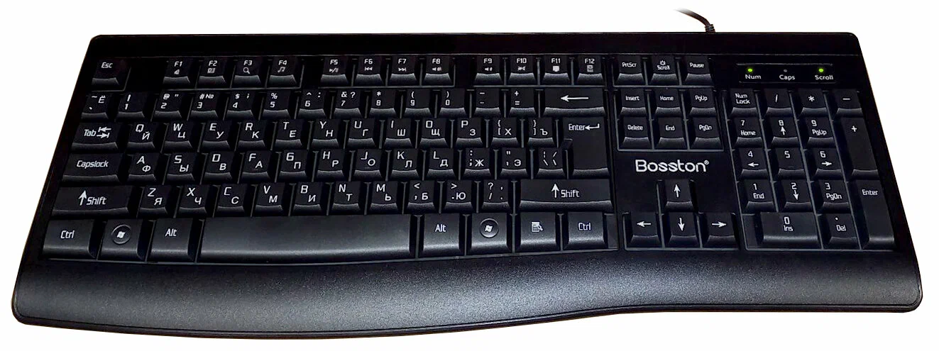 Клавиатура проводная игровая Bosston X18 (Русские буквы) (черный)