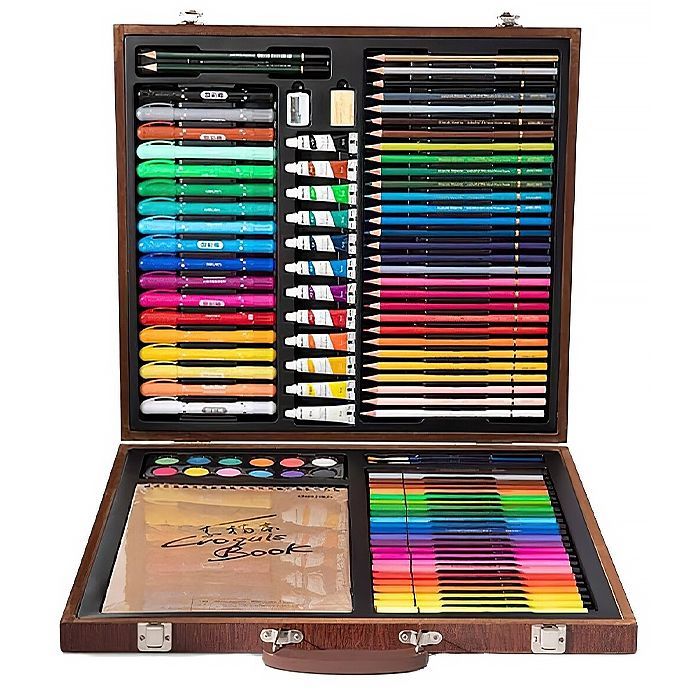 Набор для рисования Xiaomi DELI Painting Set Wooden Box (1 set / box)