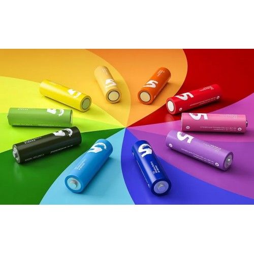 Батарейки алкалиновые Xiaomi ZMI Rainbow ZI5 тип AA (AALR6) 10 шт. (цветные)