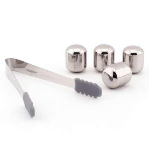 Охлаждающие камни для напитков Xiaomi Circle Joy Stainless Steel Ice CJ-BK01 4 шт. (серебро)