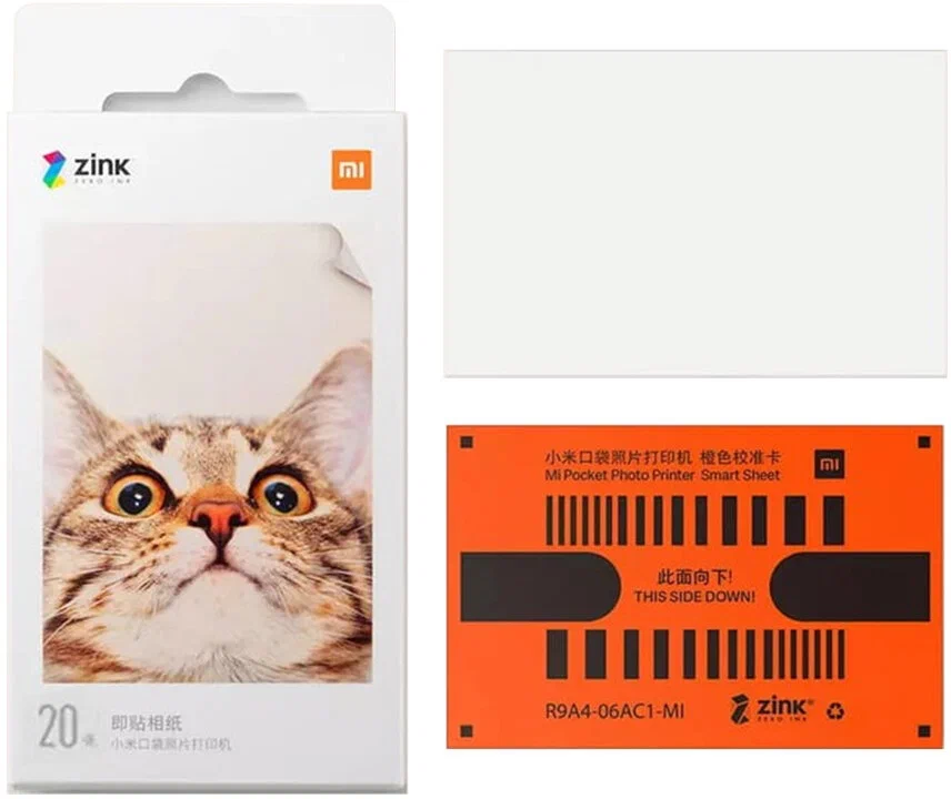 Фотобумага Xiaomi Mi Pocket Print Instant Photo Paper TEJ4019GL (20 листов)