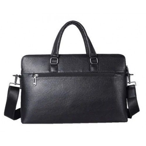 Кожаная сумка портфель Tanjiezhe Black YG-010