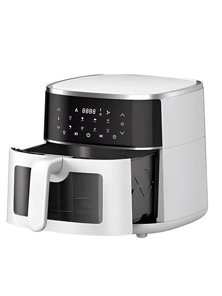 Аэрогриль Xiaomi BEHEART Smart Air Fryer 6L (AF-E6003-AS) EU (В комплекте:формы для выпечки×20,силиконовые щипцы×1 ,кисть×1) (Меню экрана на русском языке) NEW!! (русская инструкция) (White)
