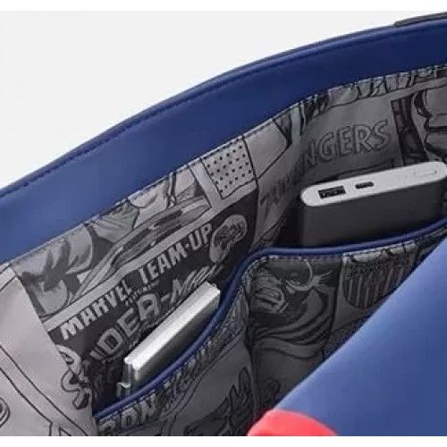 Рюкзак Xiaomi 90 Points NINETYGO Marvel Collaboration Collection Backpack (синий)