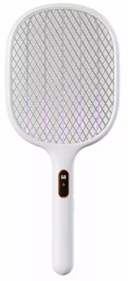 Мухобойка электрическая Xiaomi Qualitell Digital Electric Mosquito Swatter S1 Pro (белая)