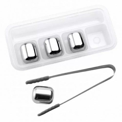 Охлаждающие камни для напитков Xiaomi Circle Joy Stainless Steel Ice CJ-BK01 4 шт. (серебро)