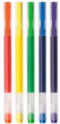 Набор цветных ручек Xiaomi Mi Jumbo Gel Ink Pen 5шт MJBWB03WC (цветные)