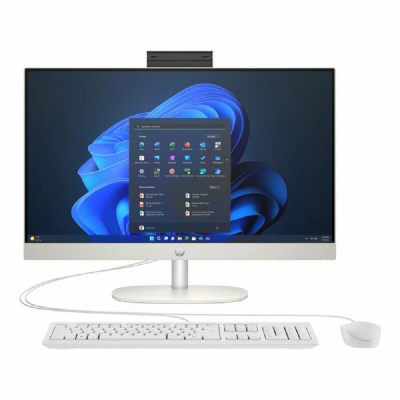 CHIGO 23.8" Моноблок A240 (Intel Core R7-5700U, RAM 8ГБ, SSD 256 ГБ,Российская система Windows 11 Pro) (с клавиатурой, с мышкой и коврик для мыши) EU +Подарок: 0004112 Клавиатура и мышка беспроводная игровая Bosston WS500 White (Русские буквы) (White)