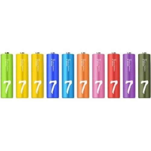 Батарейки Xiaomi ZMI Rainbow ZI7 тип AAA 10 шт. (цветные)