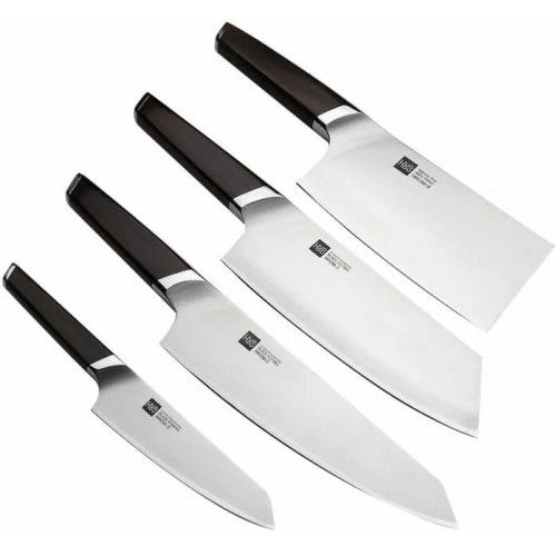 Набор кухонных ножей Xiaomi HuoHou Fire Kitchen Steel Knife Set HU0057 (черный)