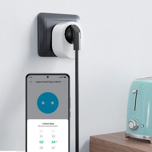 Розетка Xiaomi Smart Plug 2 (Wi-Fi) ZNCZ302KK GLOBAL белый
