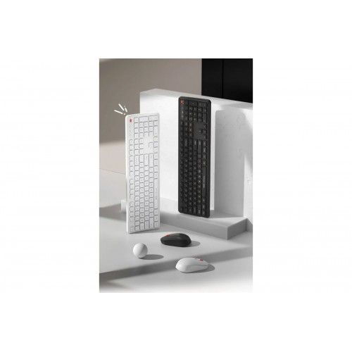 Клавиатура и мышка беспроводная MIIIW Wireless Quiet Keyboard and Mouse Combo Gen 3 MW24PB03 (Русские буквы) (белый)